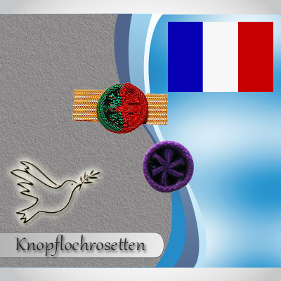 Knopflochrosetten