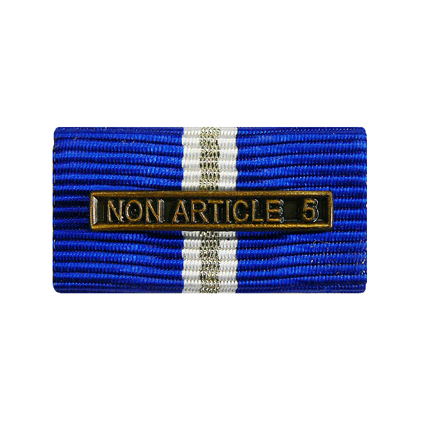 Nato Former Yugoslavia Medaille Bandschnalle Bandspange ohne Auflage