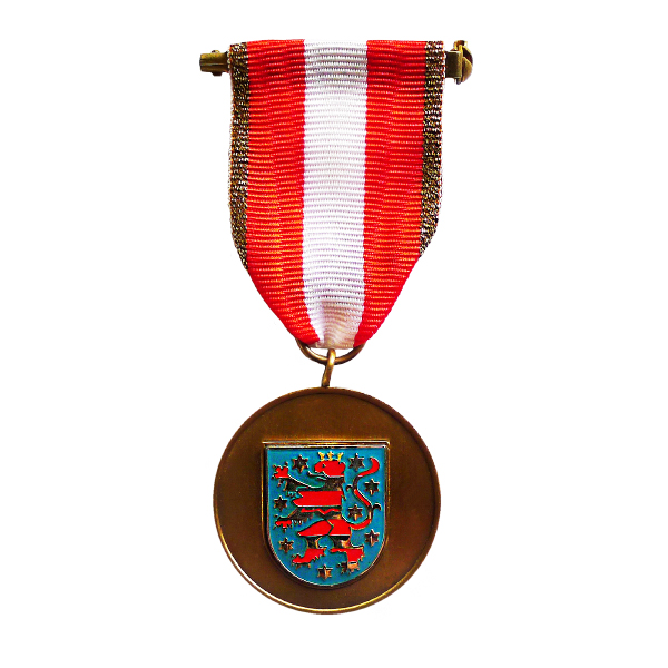 Orden Feuerwehr Thüringen Medaille bronze mit Etui j274